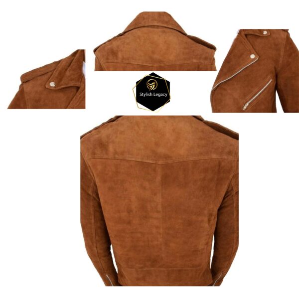 Handmade Leather Jacket back side