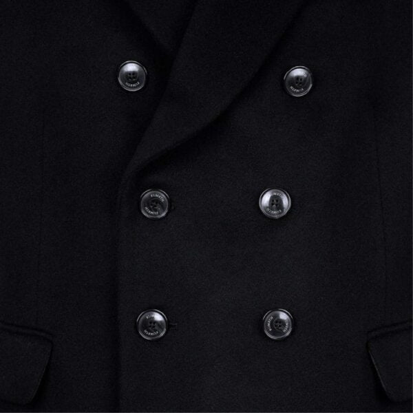 black wool coat button style