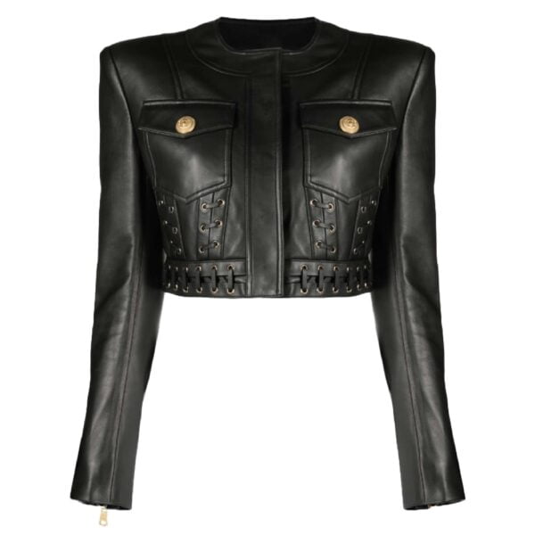 lambskin leather jacket womens