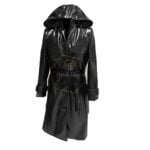 long trench coat with hood womens