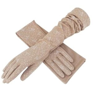 Cotton Long Driving Gloves