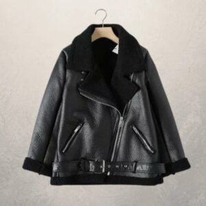 Women’s motorcycle jacket leather jacket