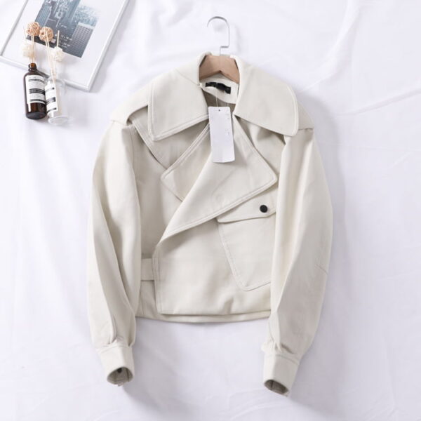 white womens motorcycle jacket